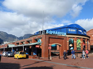 Looking south at the Two Oceans aquarium