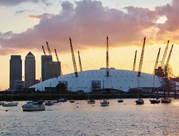 The O2 Arena in East London