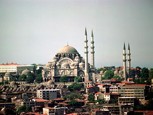 View of the Süleymaniye mosque from Galata Tower (© Jpbazard, CC BY-SA 3.0)