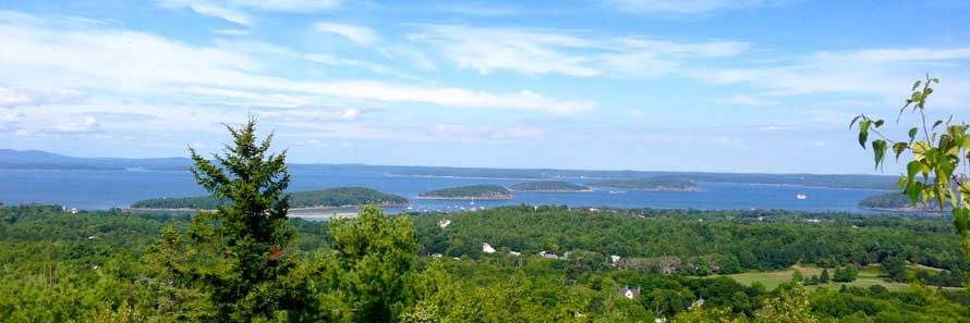 The view from Cadillac Mountain