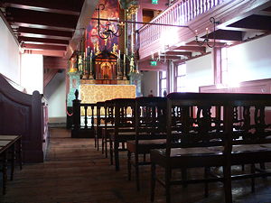 The church floor at  'Ons' Lieve Heer op Solder'