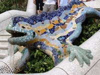The mosaic dragon in Parc Guell (© Baikonur, CC-BY-ASA-3.0)