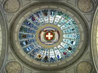 The dome at the centre of Bern's Federal Palace.