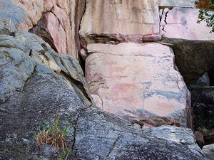 Open rock paintings at Tsodilo Hills