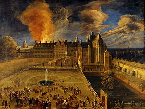 The Fire of 1679 in the Coudenberg Palace