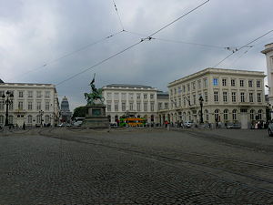 Looking south across the Place Royale