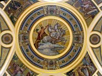 Intricate mosaic works at the Szechenyi spa (© Pierre Bona, CC-BY-ASA-3.0)
