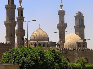 Exterior view of al-Azhar Mosque