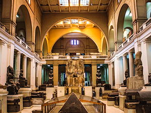 Interior of Egyptian Museum