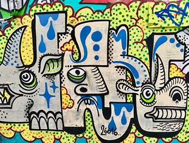Grafitti in Bethnal Green, East London