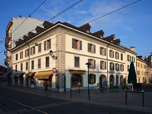The Place de l'Octroi in Carouge