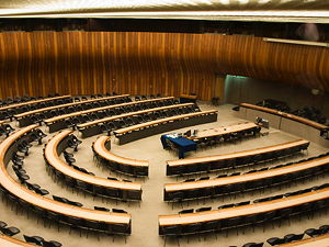 A conference room in the Palace of Nations