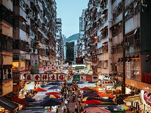 The evening markets in Hong Kong are a treat to explore