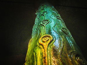The 'peacock-eyed column' in the Basilica Cistern in Istanbul, Turkey (© Mattpopovich, CC BY 4.0)