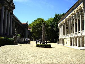 The main square in front of the Istanbul Archaeology Museum