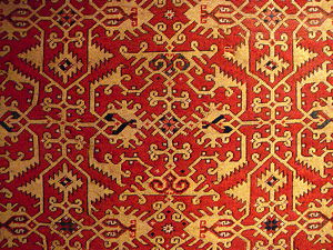 Large Lotto carpet from Western Anatolia at the Turkish and Islamic Arts Museum (© World Imaging, CC BY-SA 3.0)