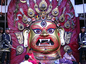 Great mask of Sweta Bhairava
