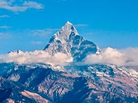 Fish Tail Mountain (also called Machapuchare) is found in the Annapurna region