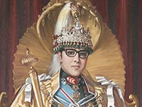 A portrait of King Birendra