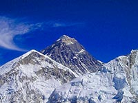 The Everest region is reached by short internal flight from Kathmandu's Tribhuvan airport