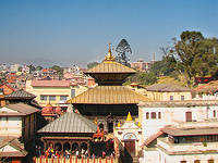 The Pashputinath temple, outside Kathmandu