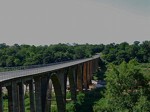 Gorongosa Bridge at the Gorongosa National Park
