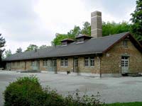 The crematorium of the Dachau concentration camp