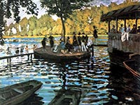 Claude Monet's La Grenouillere