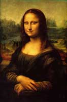 The Mona Lisa, housed in the Louvre museum