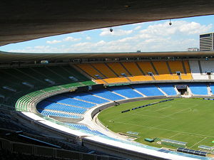 Inside of the Maracana Stadium