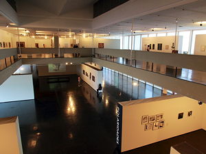 The interior of the Museum of modern arts
