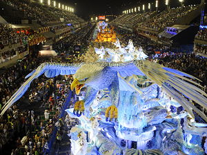 A float at Rio Carnival