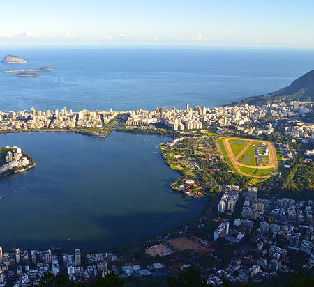 Barra da Tijuca with Pedra da Gávea in the background