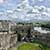 The views from the top of Caernarfon Castle.