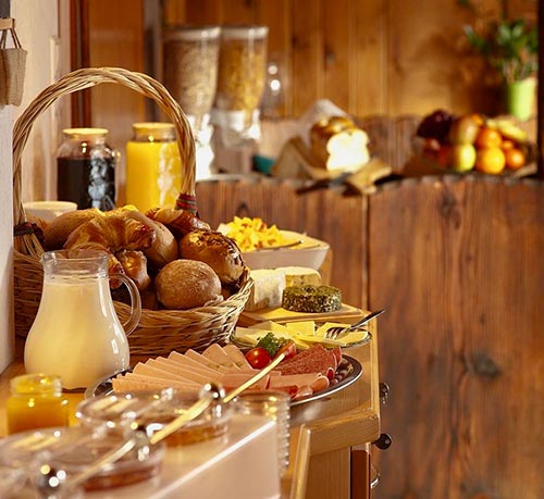 A hearty breakfast buffet