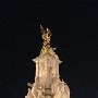 The Victoria Memorial at night, scuplted by Thomas Brock