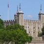 The White Tower is at the centre of the Tower of London.  Famous prisoners held here include Anne Boleyn