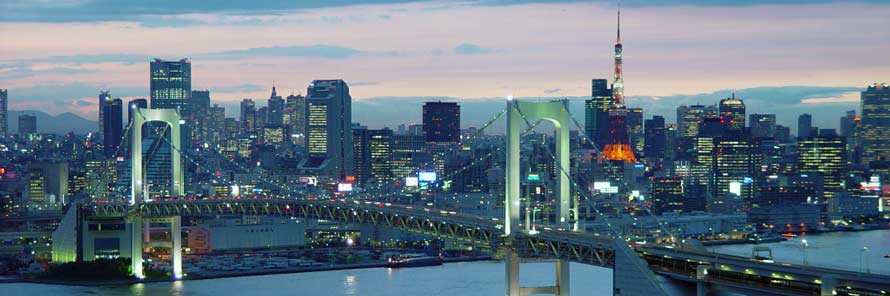 The panorama of Tokyo