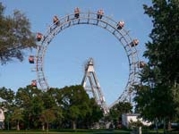 The 65-metre high Riesenrad Ferris Wheel (© Thomas Ledl, CC-BY-ASA-4.0)