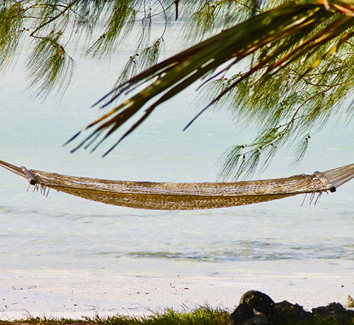 What better place for an afternoon snooze than a hammock on a Zanzibar beach?