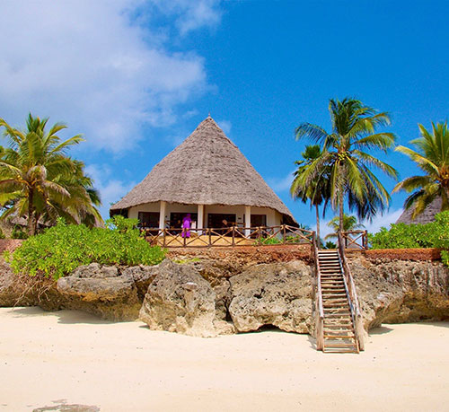 A beach bar in Zanzibar