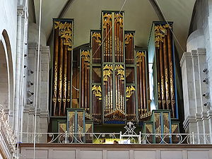 Metzler-Organ from 1960 at Grossmunster, Zurich